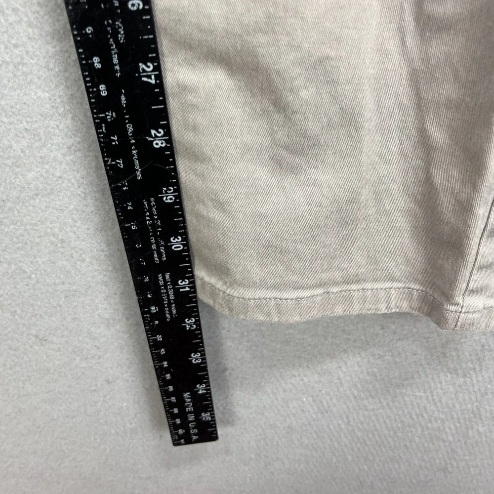 Hawker Rye Chino Pants Mens 34x32 Beige Khaki Slim Stretch Casual Preppy Office
